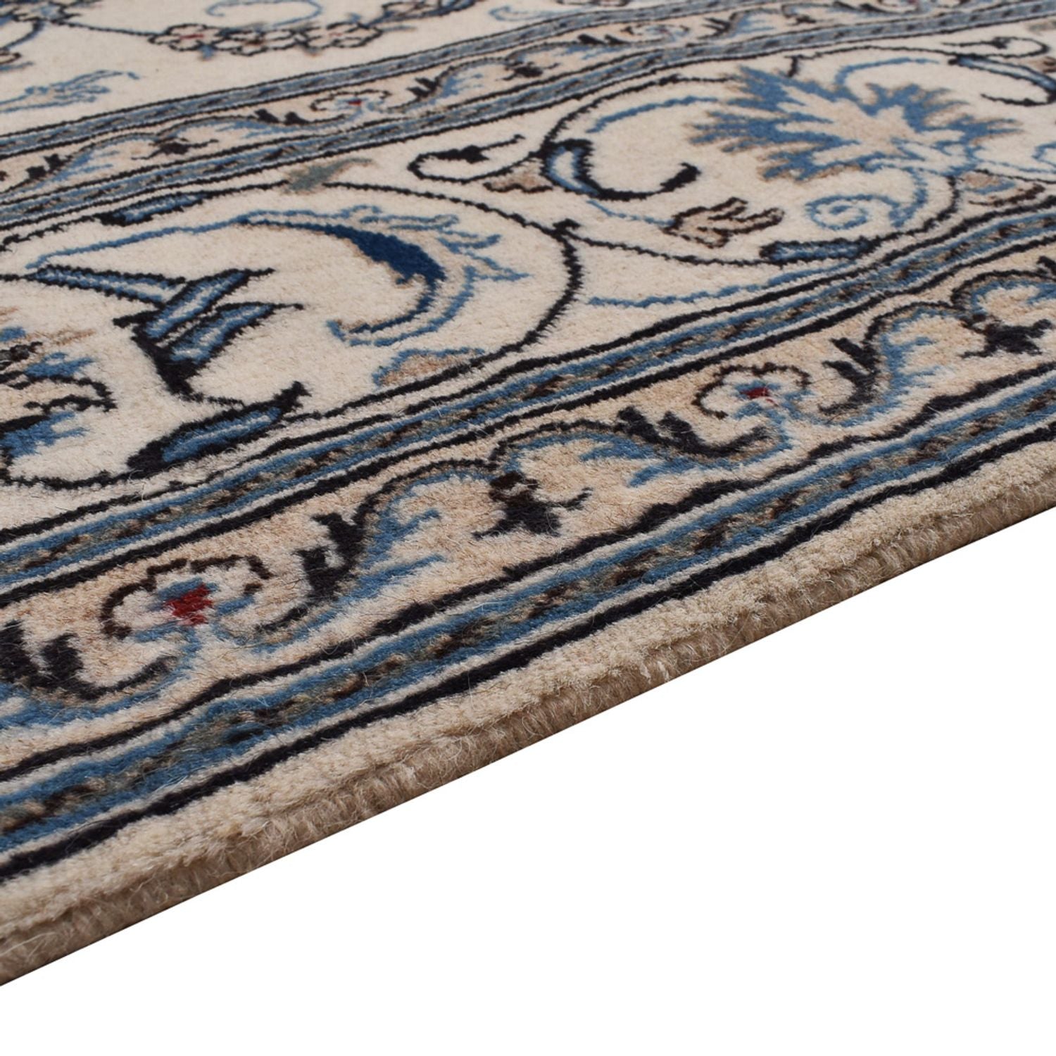 Tapis persan - Nain - 303 x 192 cm - beige