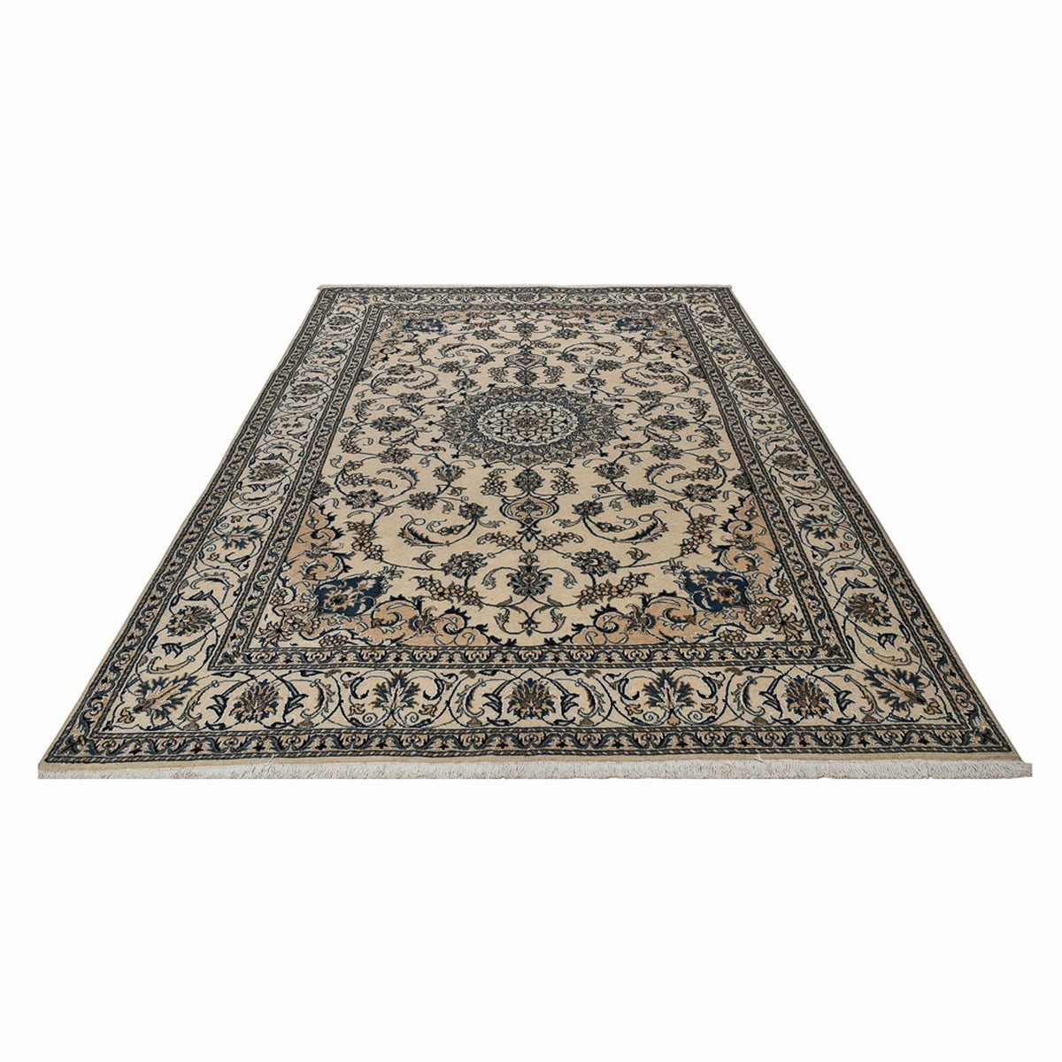 Tapis persan - Nain - 306 x 192 cm - beige