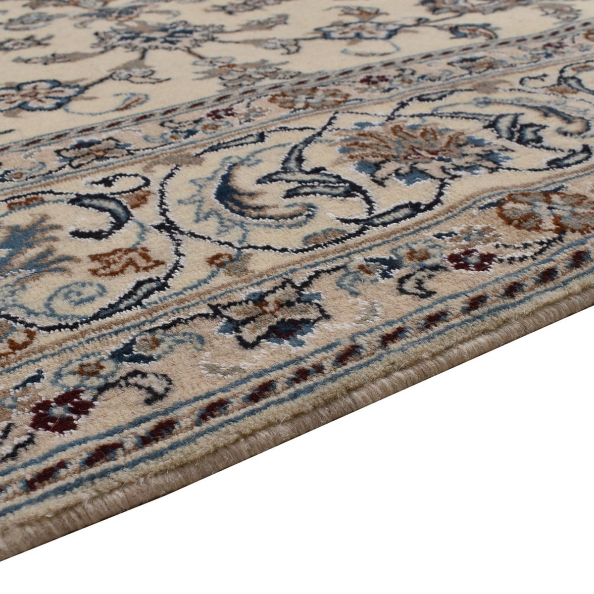 Tapis persan - Nain - 297 x 194 cm - beige