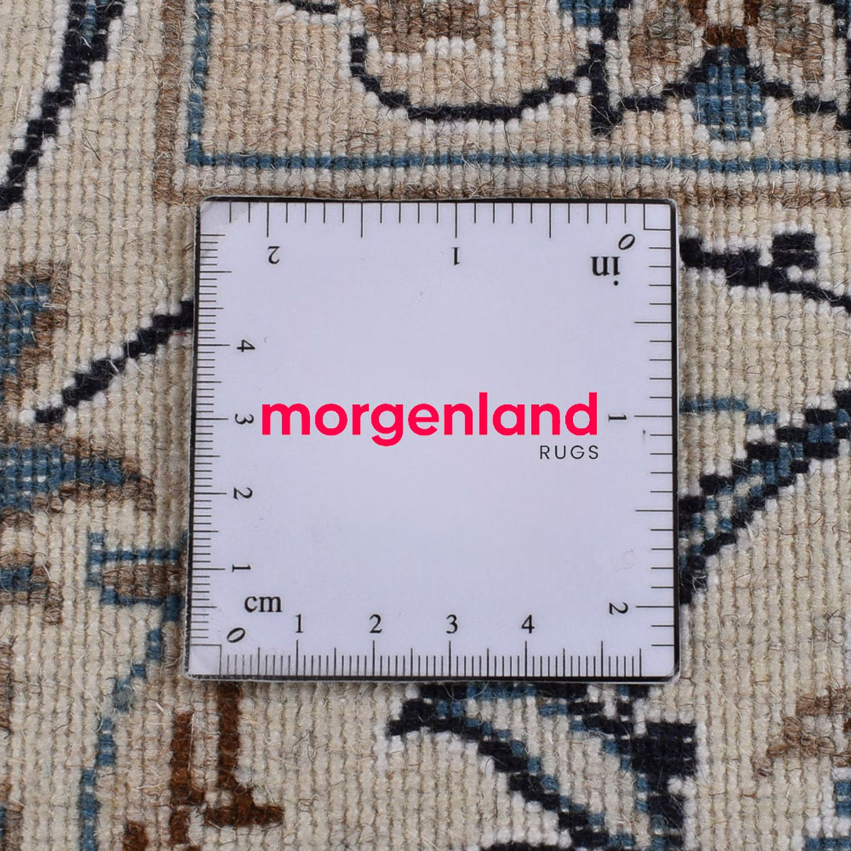 Tapis persan - Nain - 297 x 194 cm - beige