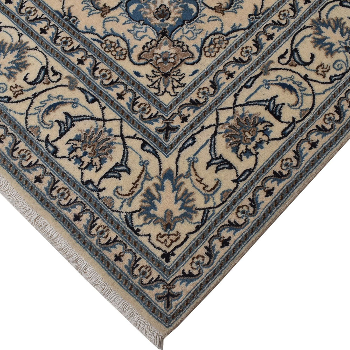 Tapis persan - Nain - 295 x 194 cm - beige