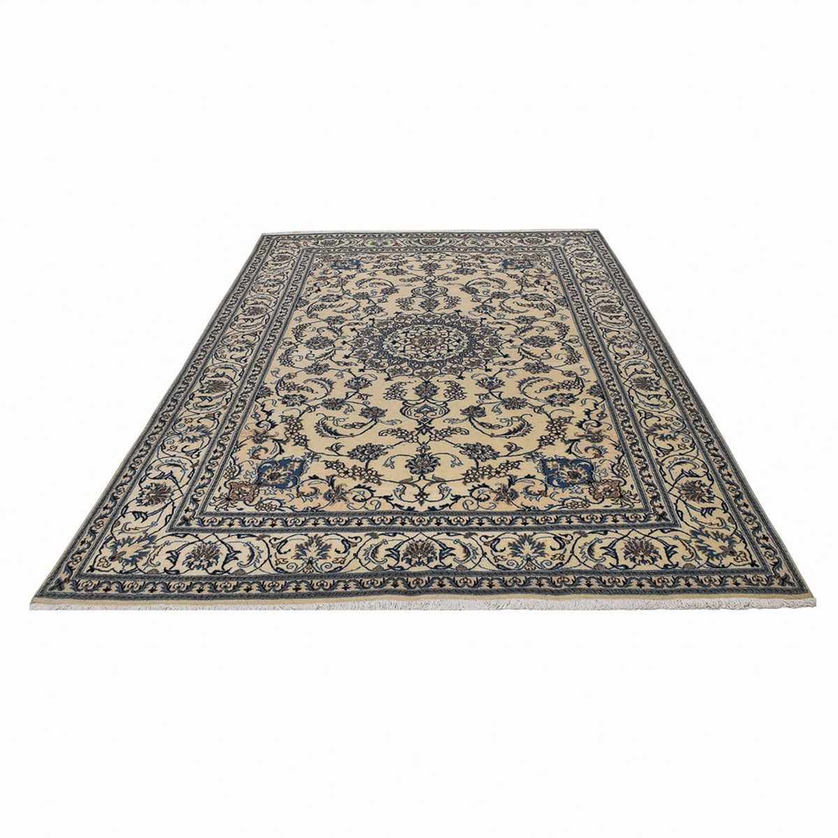 Tapis persan - Nain - 295 x 194 cm - beige