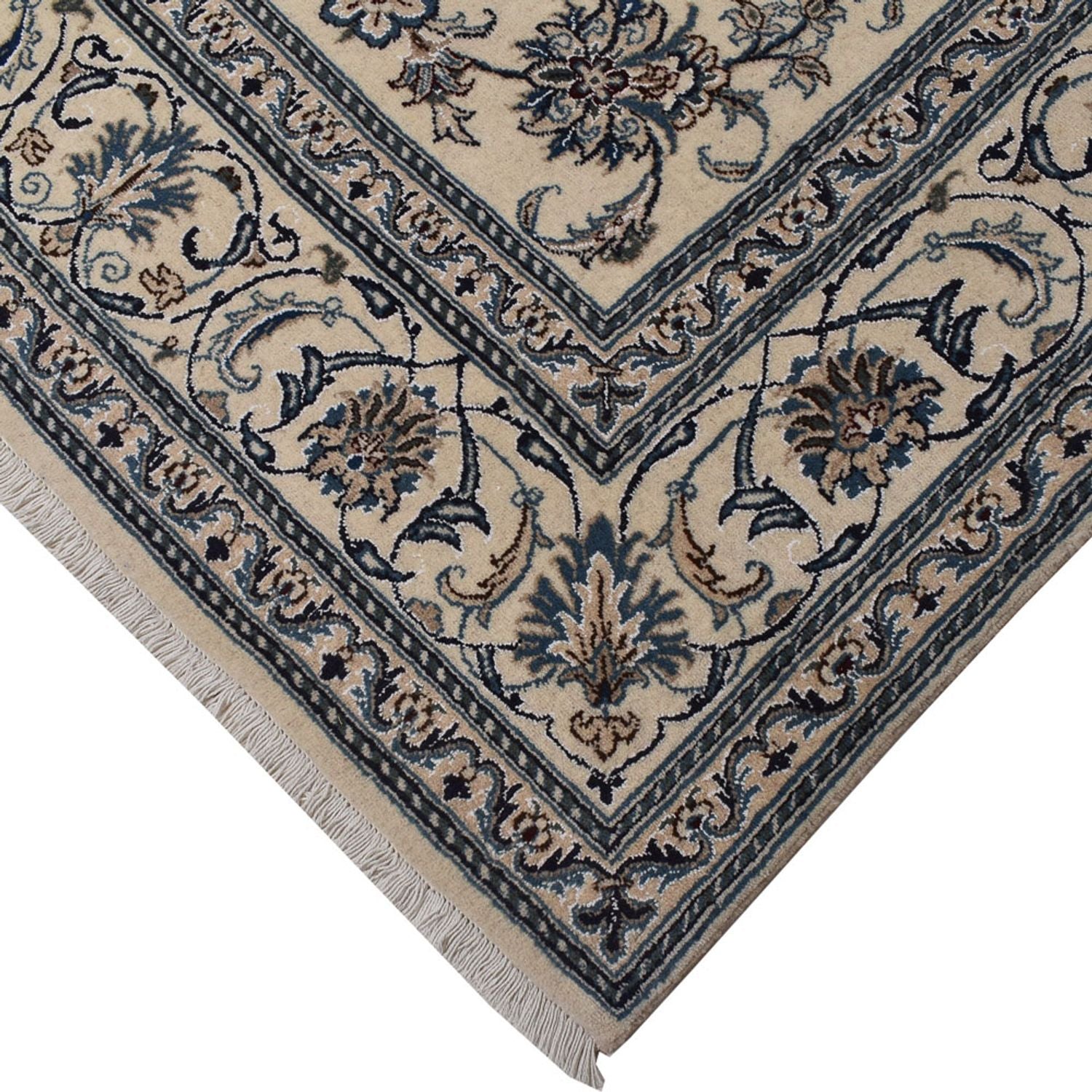 Tapis persan - Nain - 302 x 193 cm - beige