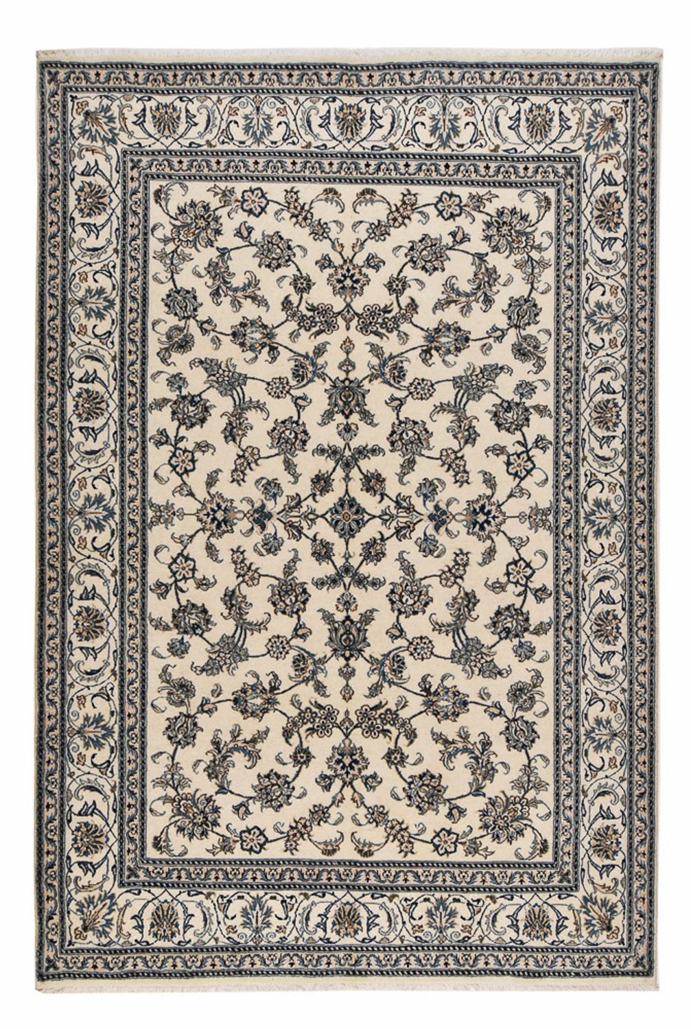 Tapis persan - Nain - 295 x 196 cm - beige