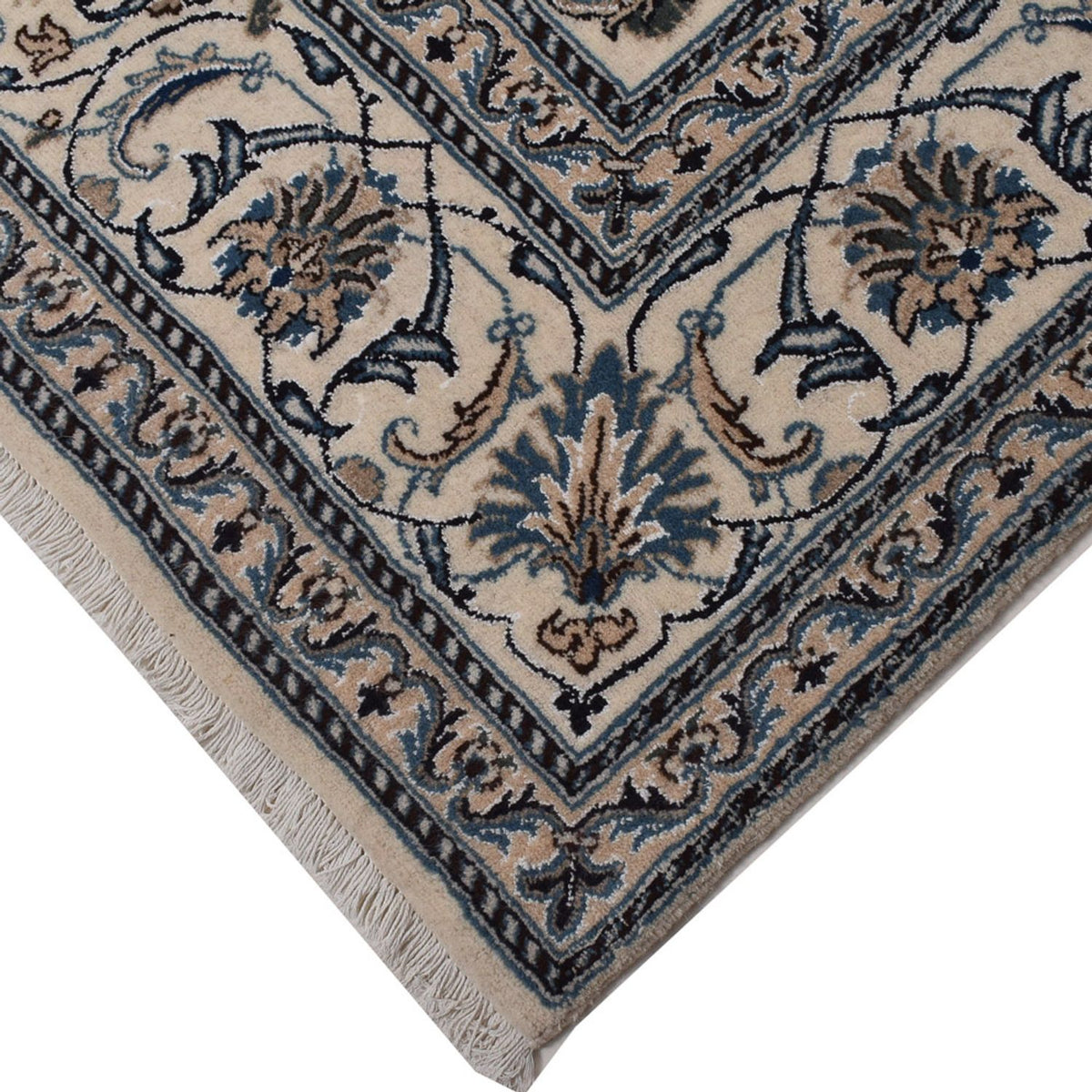 Tapis persan - Nain - 295 x 196 cm - beige