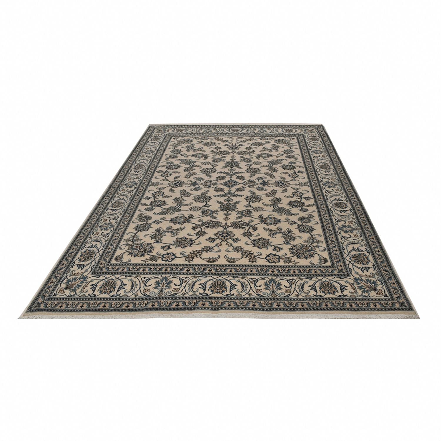 Tapis persan - Nain - 295 x 196 cm - beige