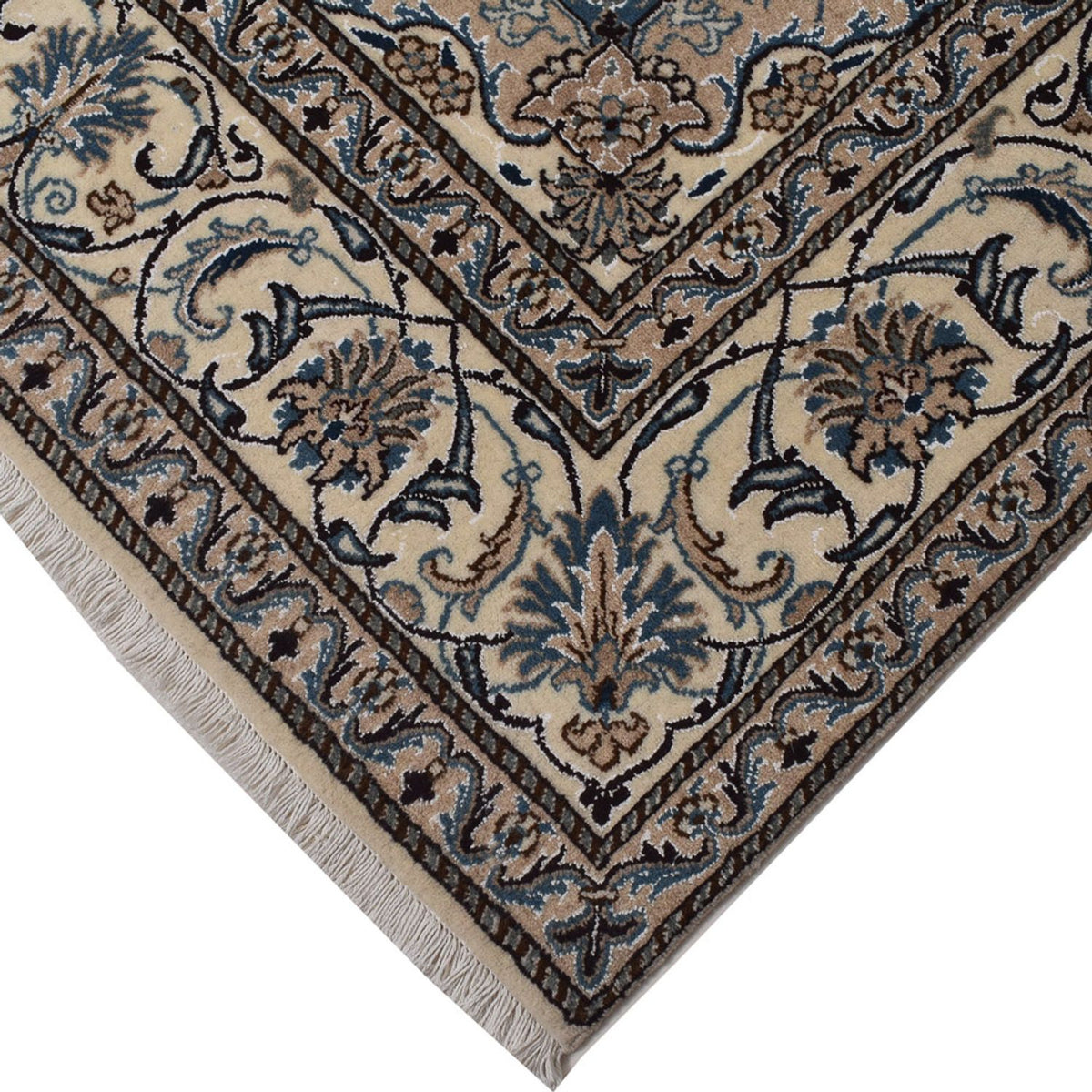 Tapis persan - Nain - 296 x 193 cm - beige