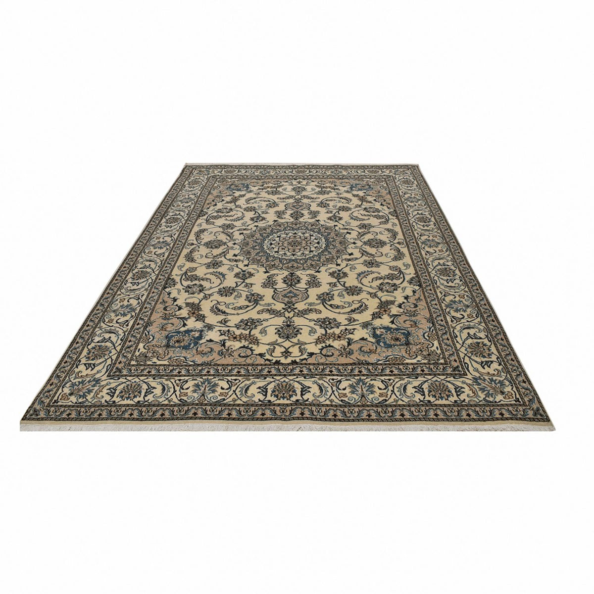 Tapis persan - Nain - 296 x 193 cm - beige