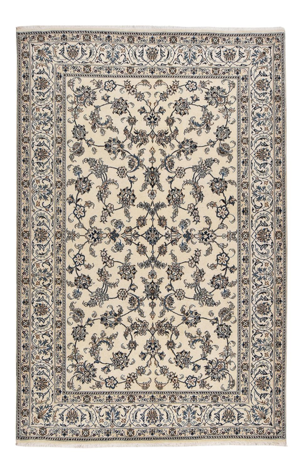 Tapis persan - Nain - 301 x 195 cm - beige
