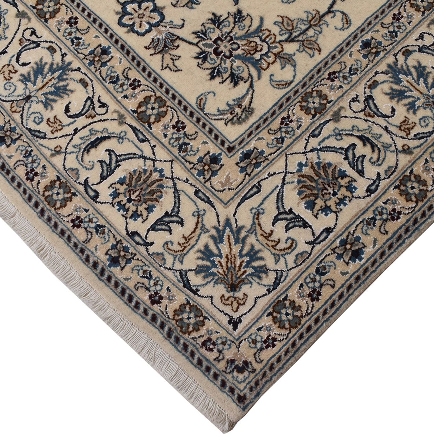 Tapis persan - Nain - 301 x 195 cm - beige