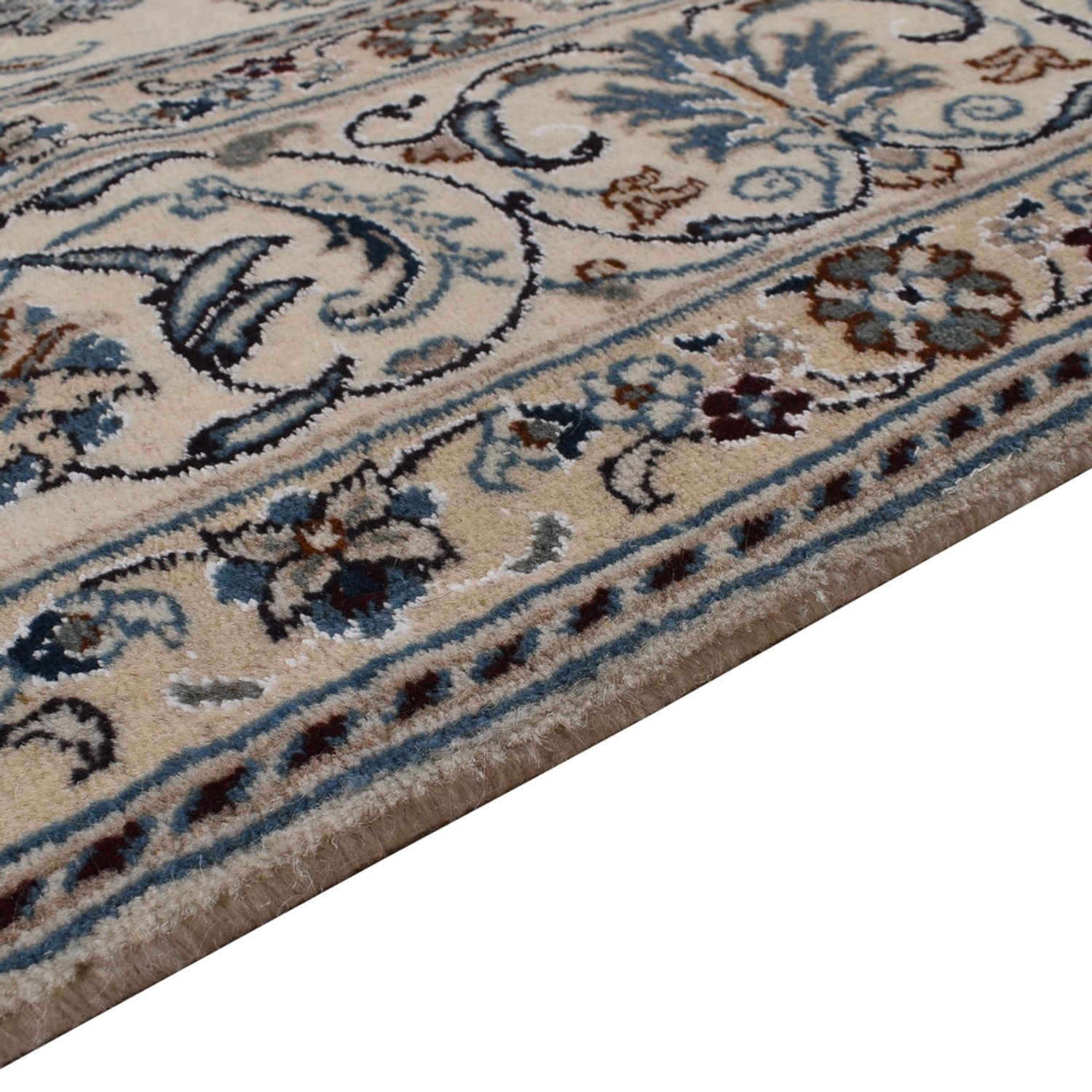 Tapis persan - Nain - 301 x 195 cm - beige