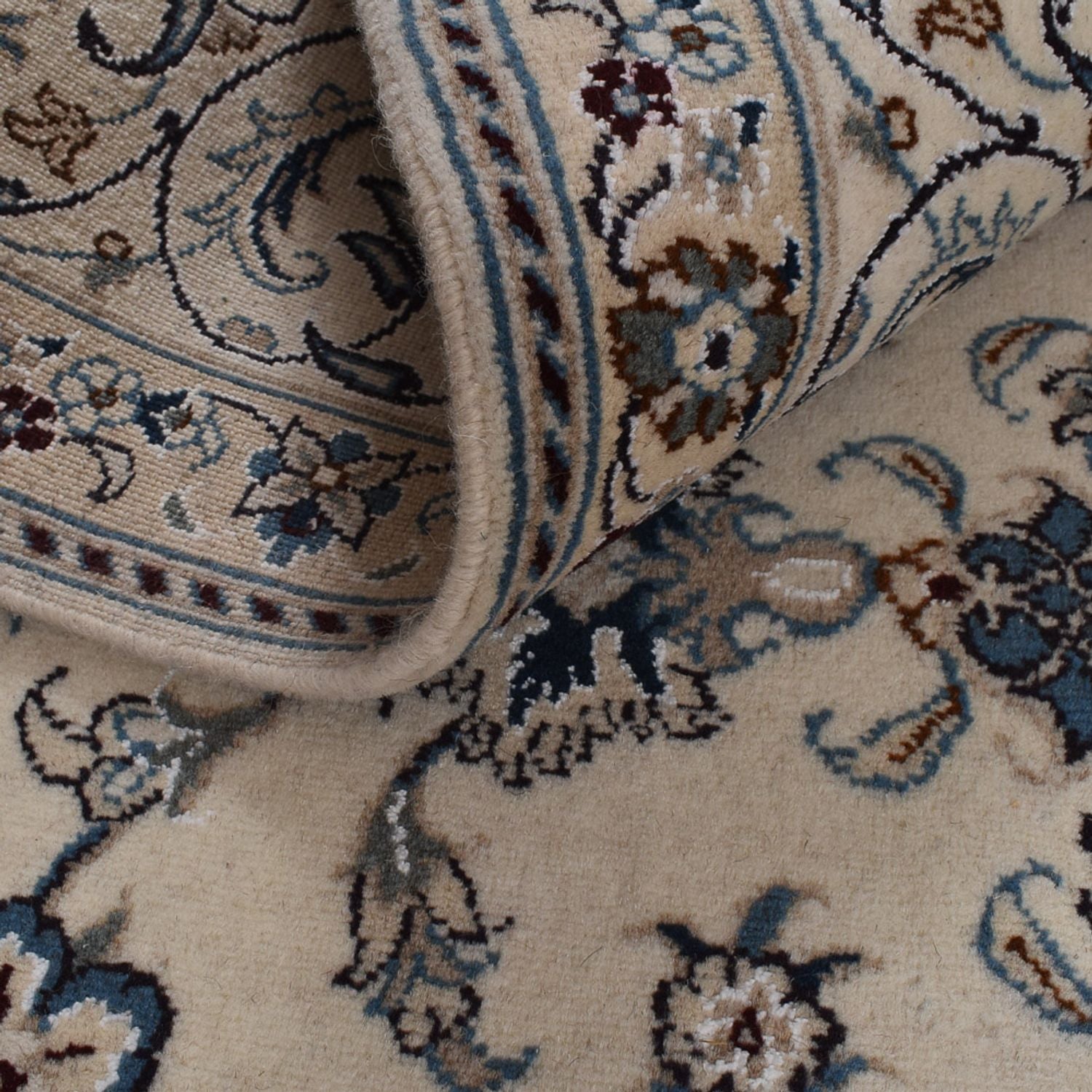 Tapis persan - Nain - 301 x 195 cm - beige