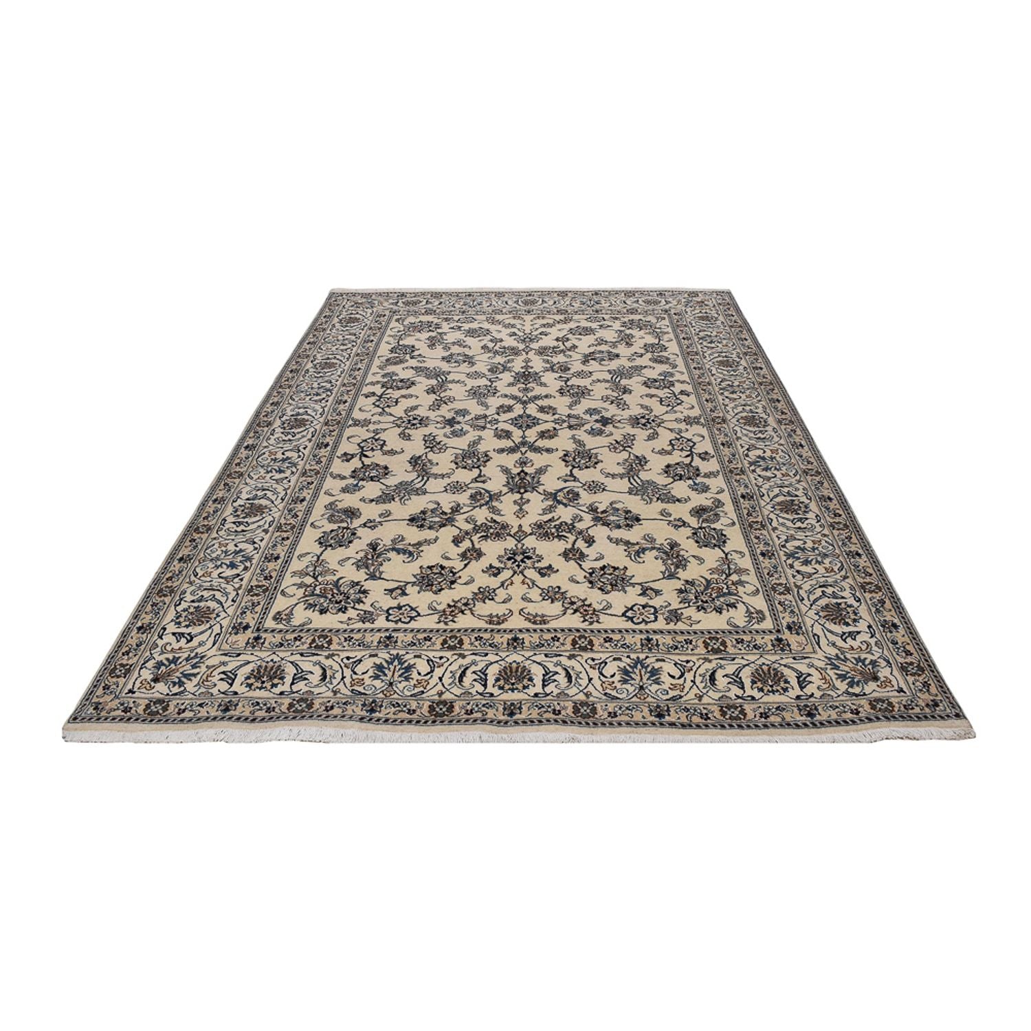 Tapis persan - Nain - 301 x 195 cm - beige