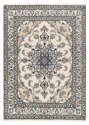 Tapis persan - Nain - 205 x 147 cm - crème
