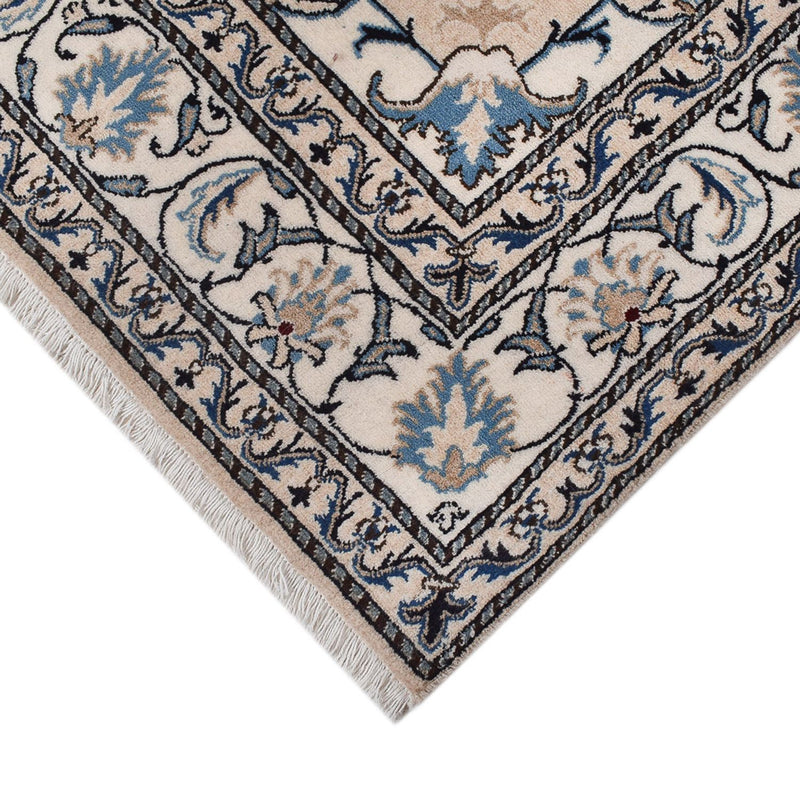 Tapis persan - Nain - 205 x 147 cm - crème