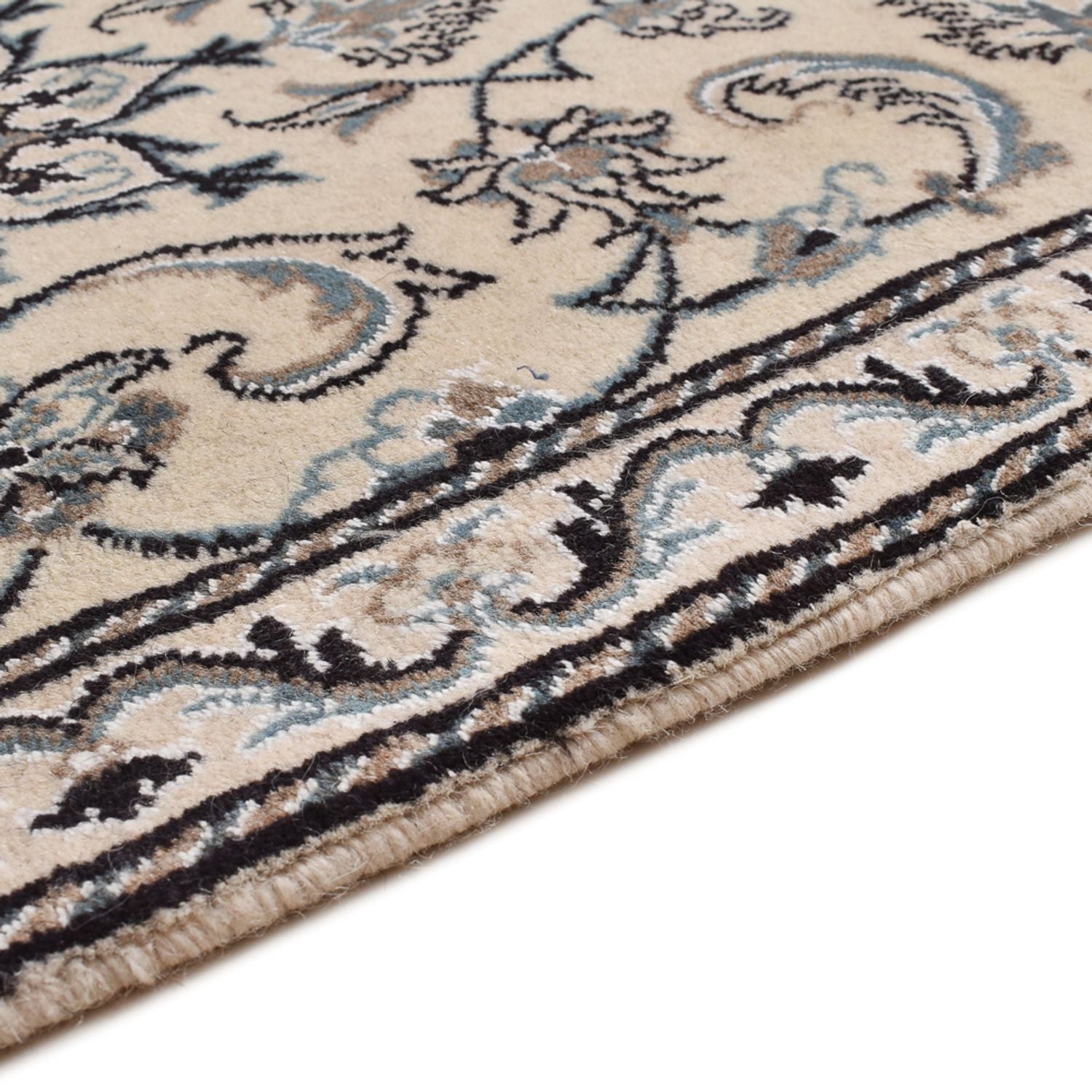 Tapis persan - Nain - 138 x 67 cm - crème