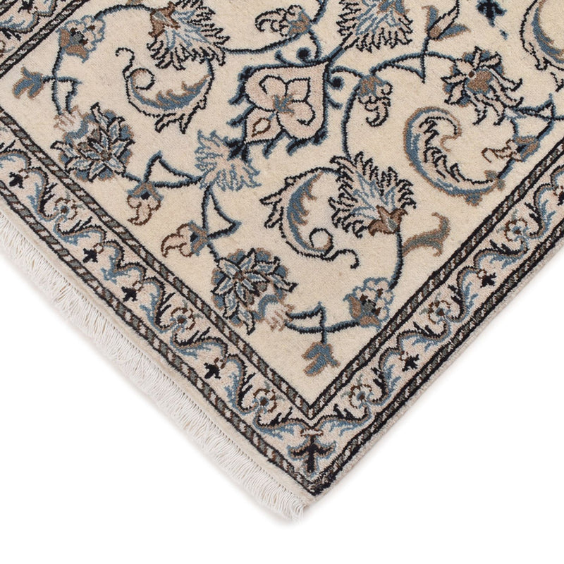 Tapis persan - Nain - 137 x 69 cm - crème