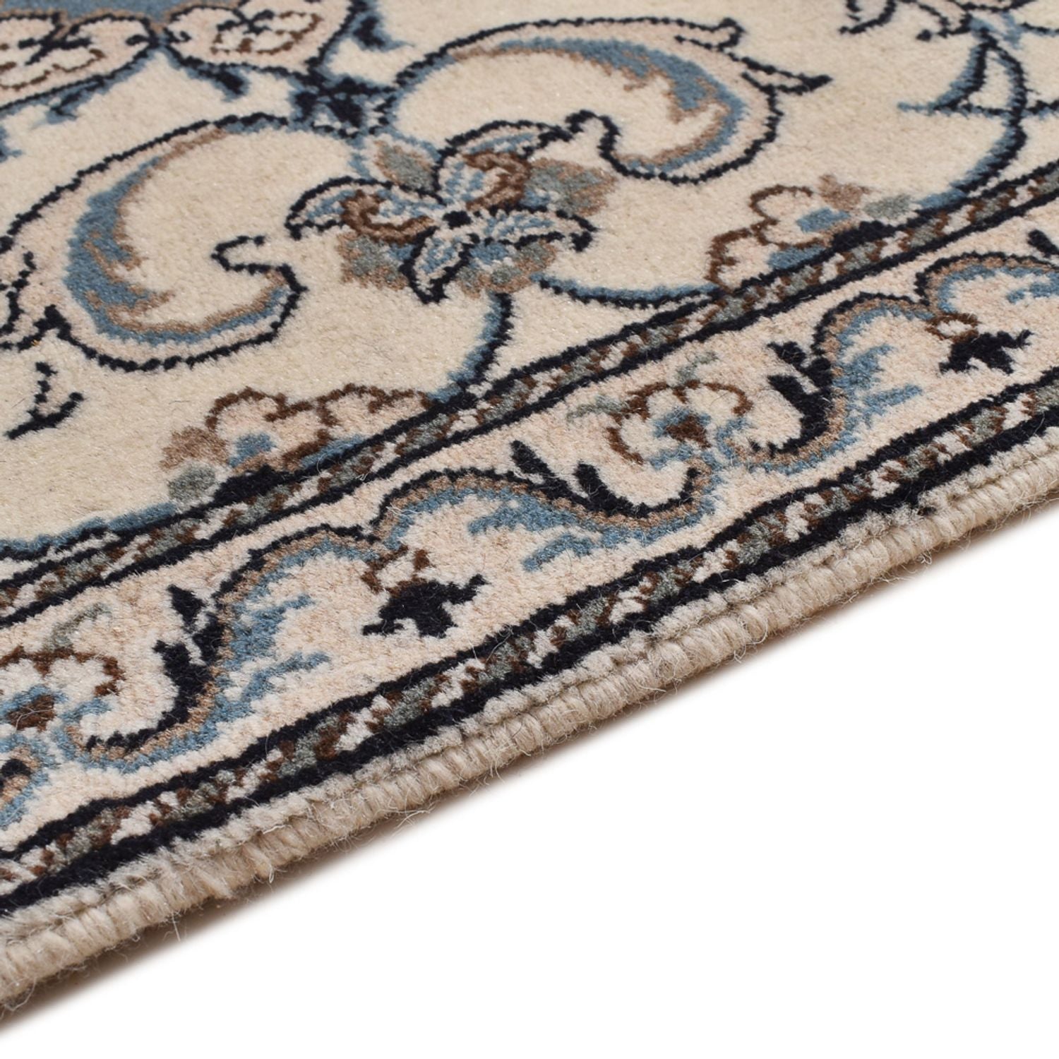 Tapis persan - Nain - 137 x 69 cm - crème