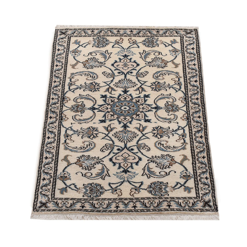 Tapis persan - Nain - 137 x 69 cm - crème