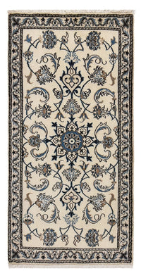 Tapis persan - Nain - 136 x 68 cm - crème
