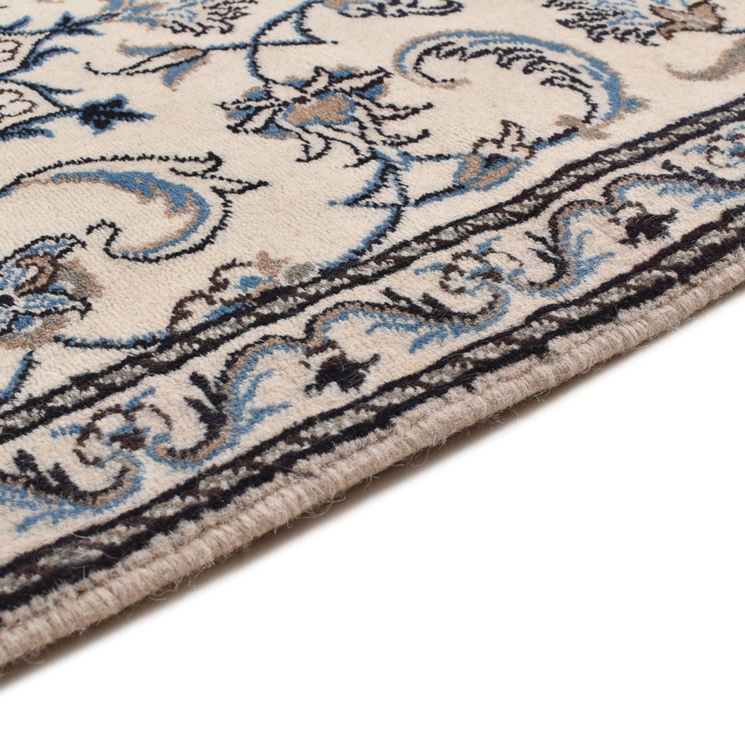 Tapis persan - Nain - 136 x 68 cm - crème