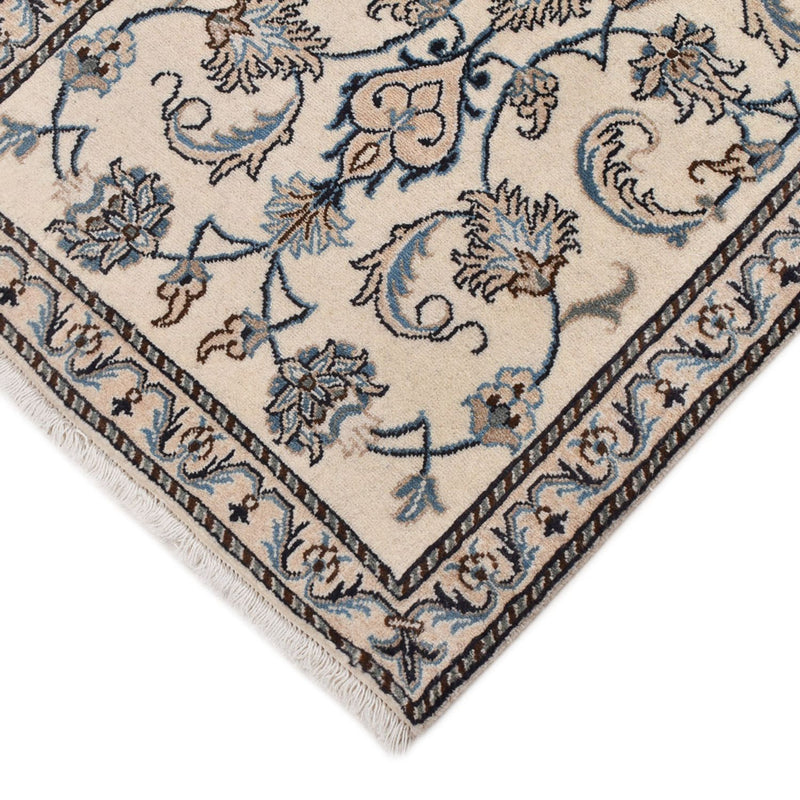 Tapis persan - Nain - 142 x 69 cm - crème