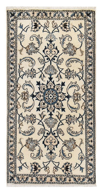 Tapis persan - Nain - 137 x 69 cm - crème