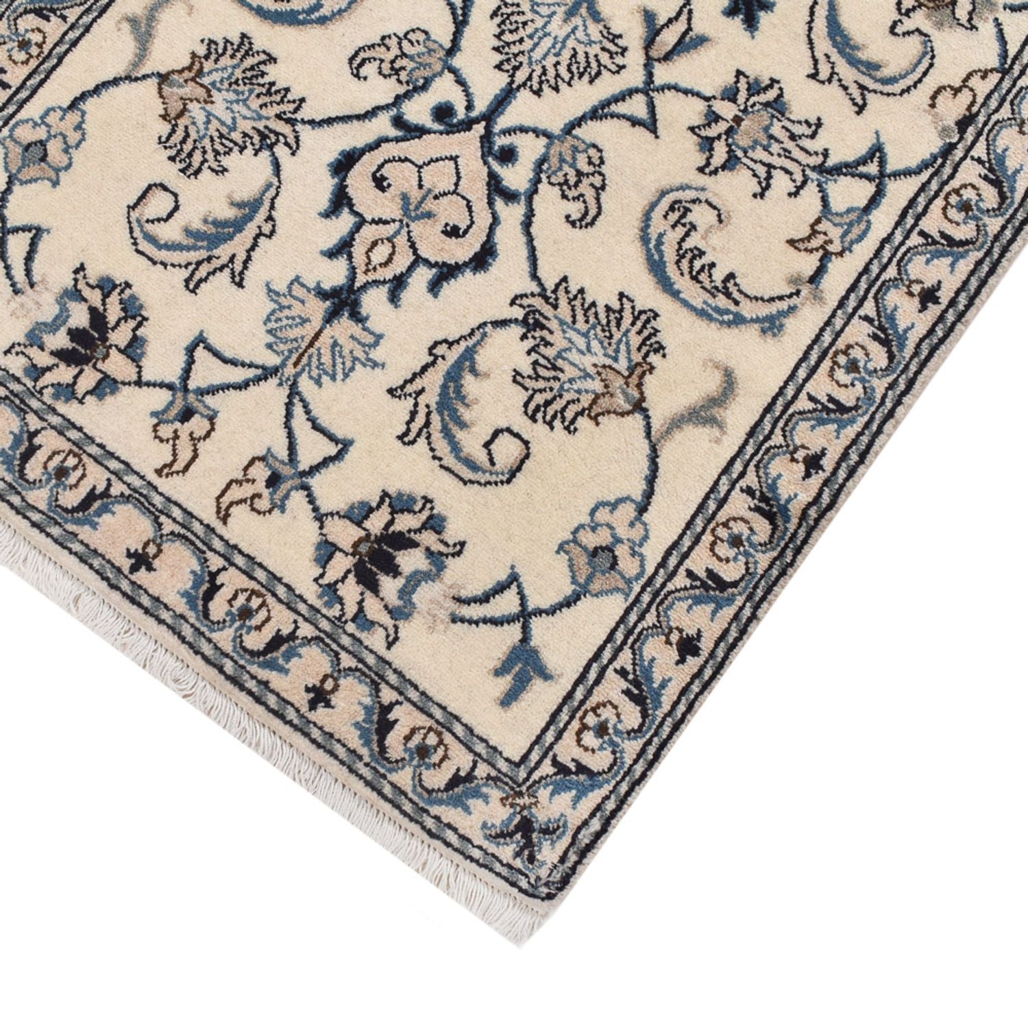 Tapis persan - Nain - 137 x 69 cm - crème