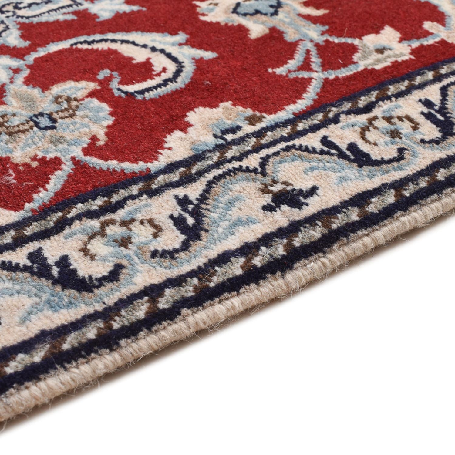 Tapis persan - Nain - 139 x 69 cm - rouge
