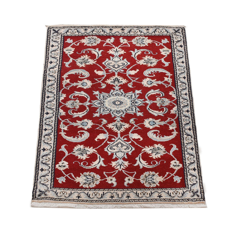 Tapis persan - Nain - 139 x 69 cm - rouge