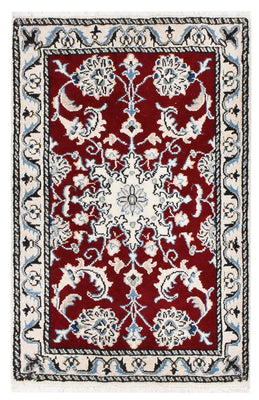 Tapis persan - Nain - 87 x 56 cm - rouge