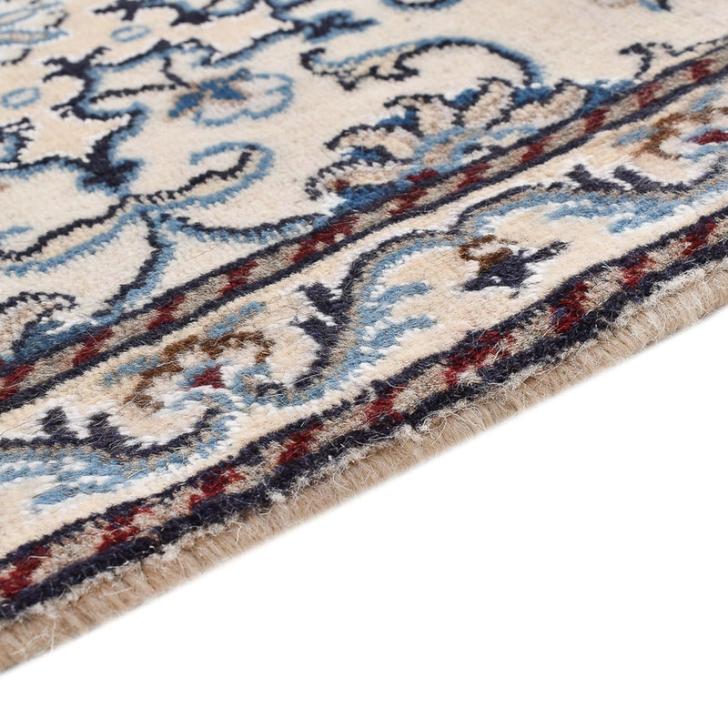 Tapis persan - Nain - 90 x 56 cm - crème