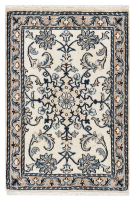 Tapis persan - Nain - 84 x 56 cm - crème