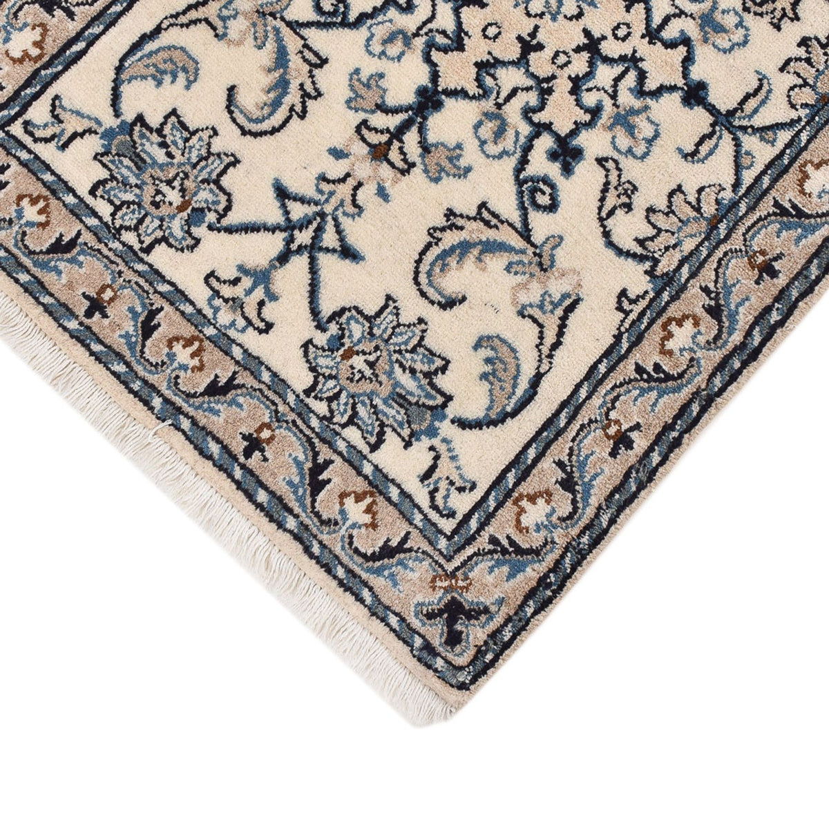 Tapis persan - Nain - 84 x 56 cm - crème