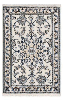 Tapis persan - Nain - 92 x 60 cm - crème