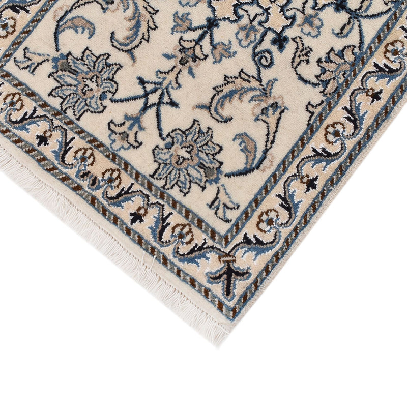 Tapis persan - Nain - 92 x 60 cm - crème