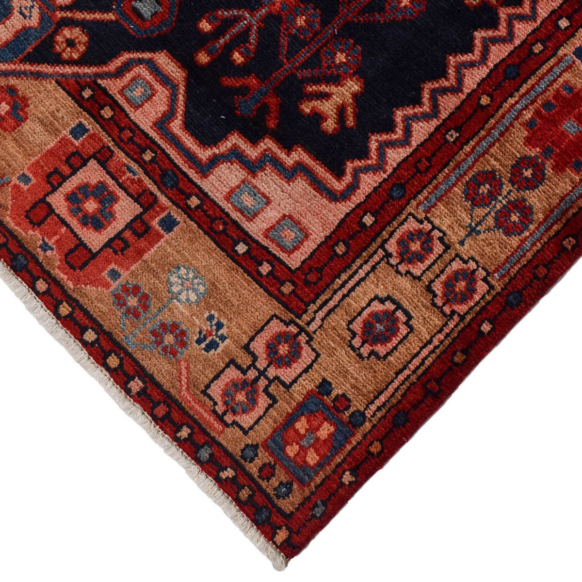 Tapis persan - Nomadic - 191 x 118 cm - bleu foncé