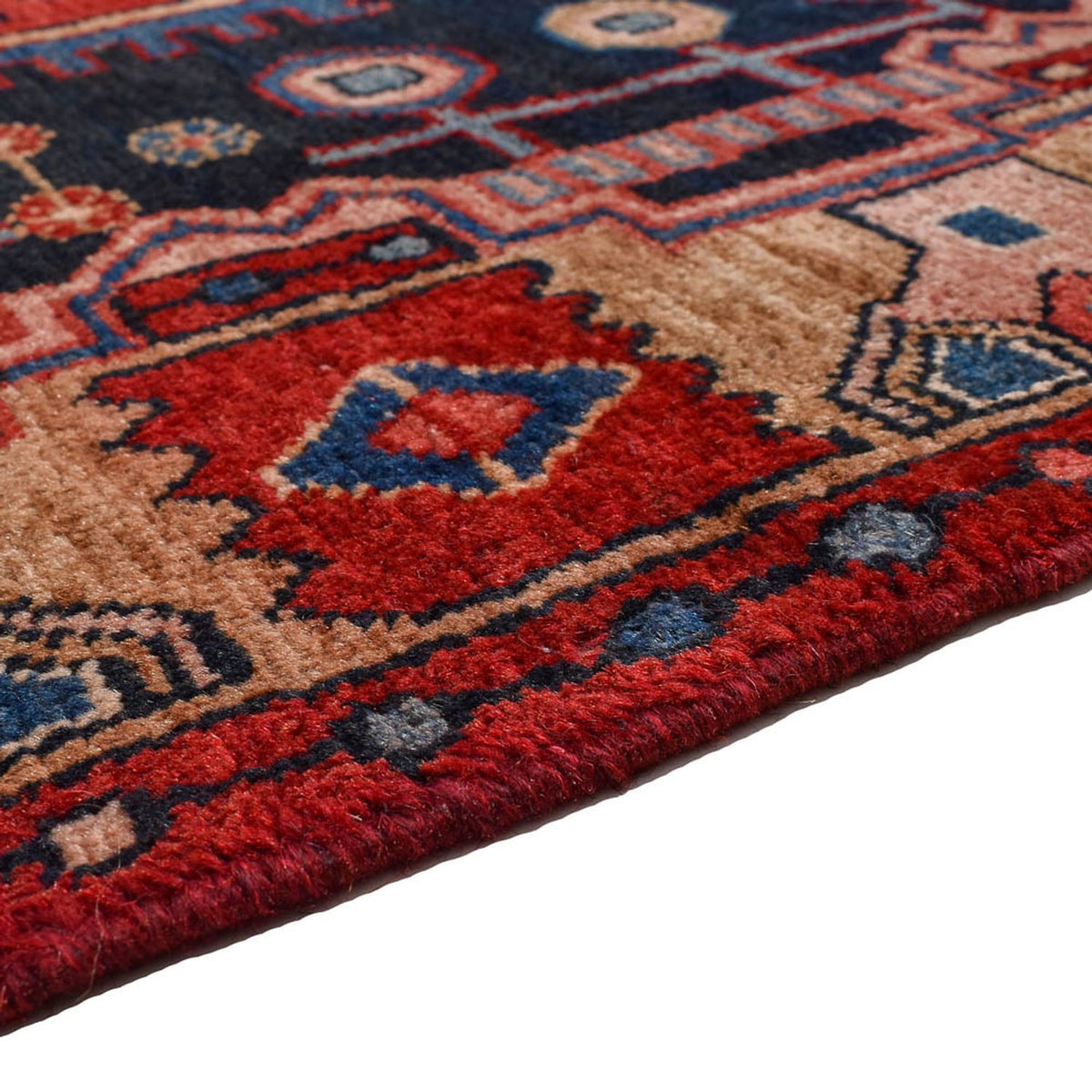 Tapis persan - Nomadic - 191 x 118 cm - bleu foncé