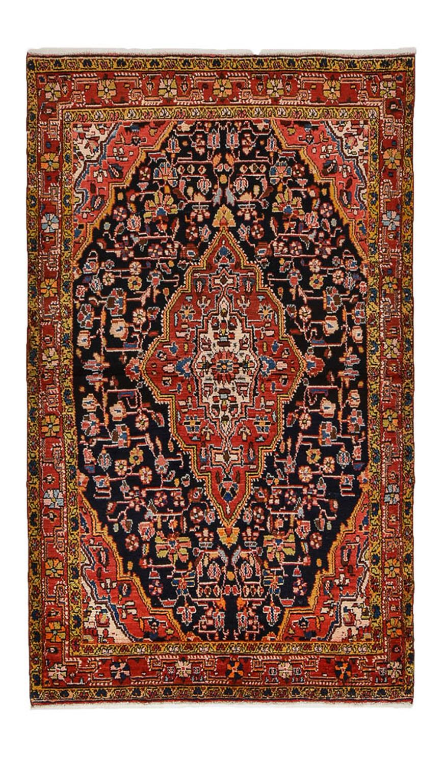 Tapis persan - Nomadic - 226 x 135 cm - bleu foncé