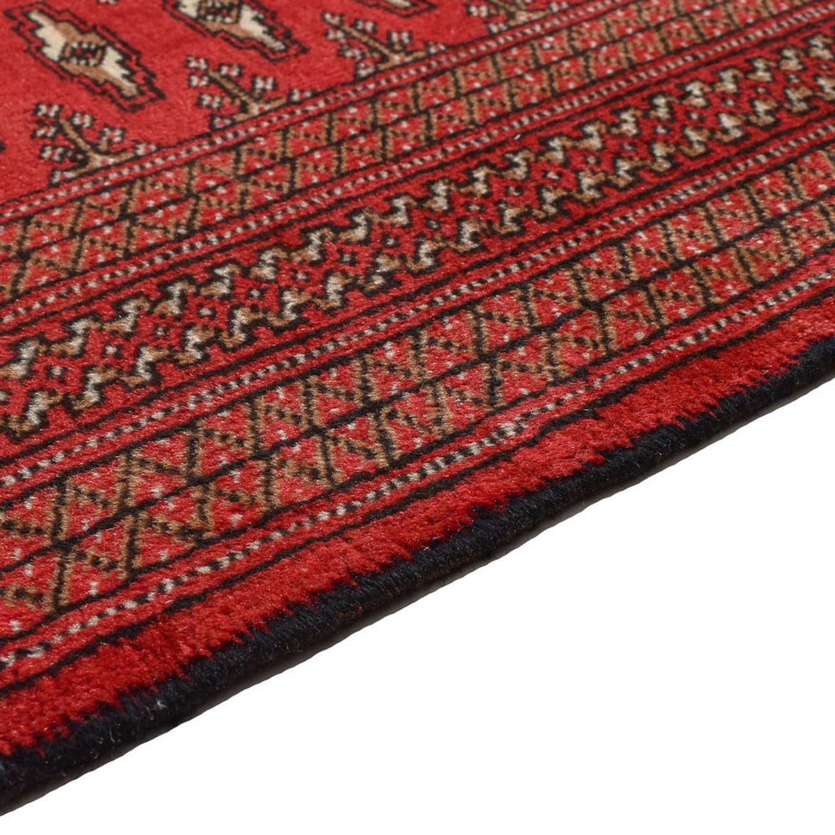 Tapis Turkaman - 189 x 130 cm - rouge