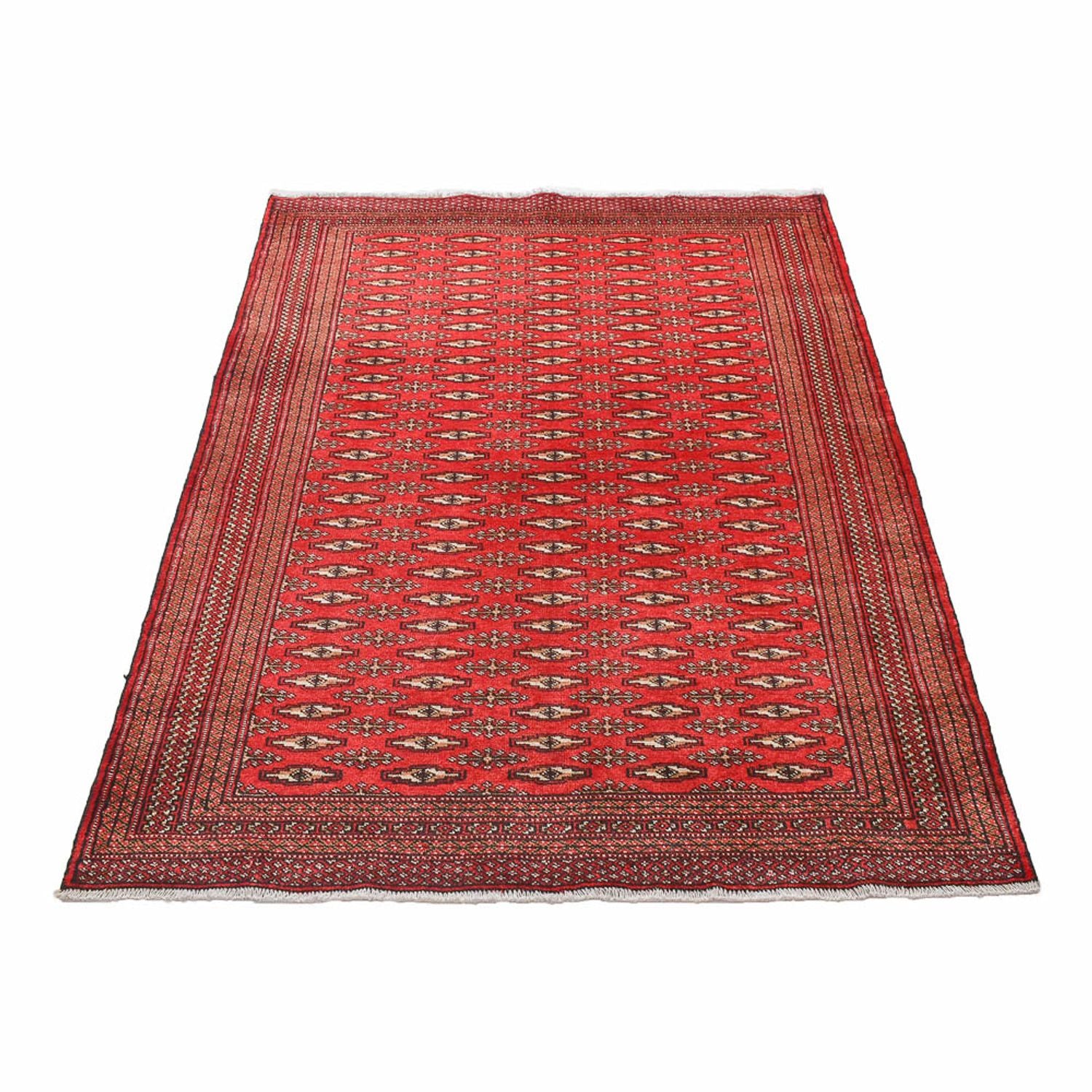 Tapis Turkaman - 189 x 130 cm - rouge