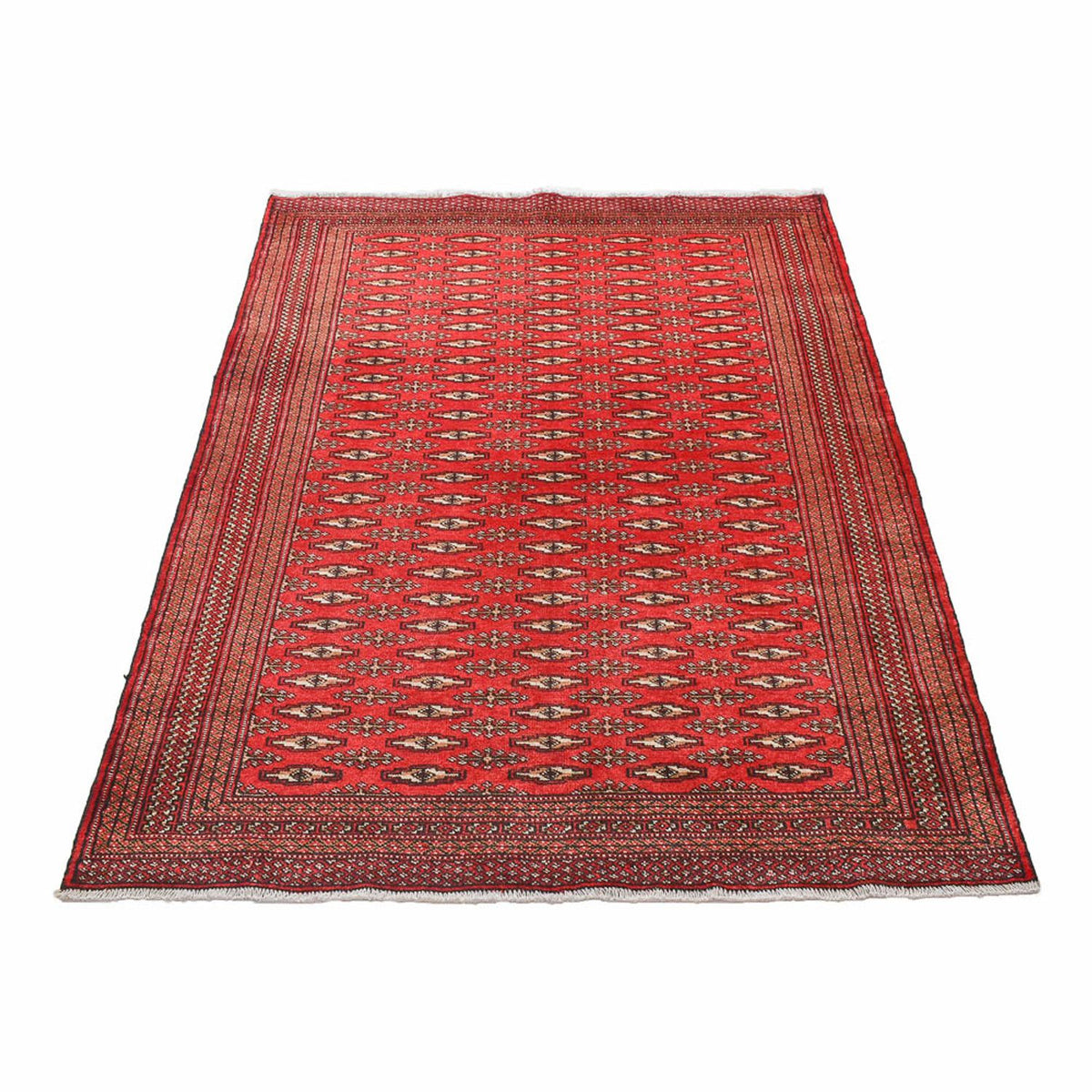 Tapis Turkaman - 189 x 130 cm - rouge