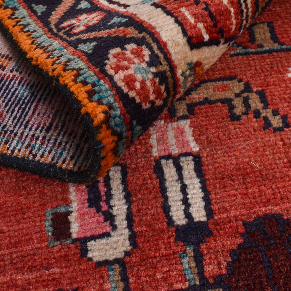 Tapis persan - Nomadic - 280 x 151 cm - rouge
