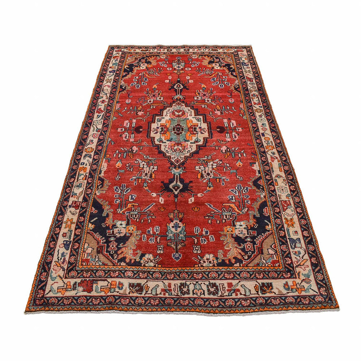Tapis persan - Nomadic - 280 x 151 cm - rouge
