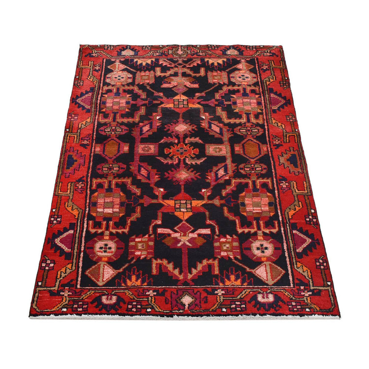 Tapis persan - Nomadic - 178 x 114 cm - bleu foncé