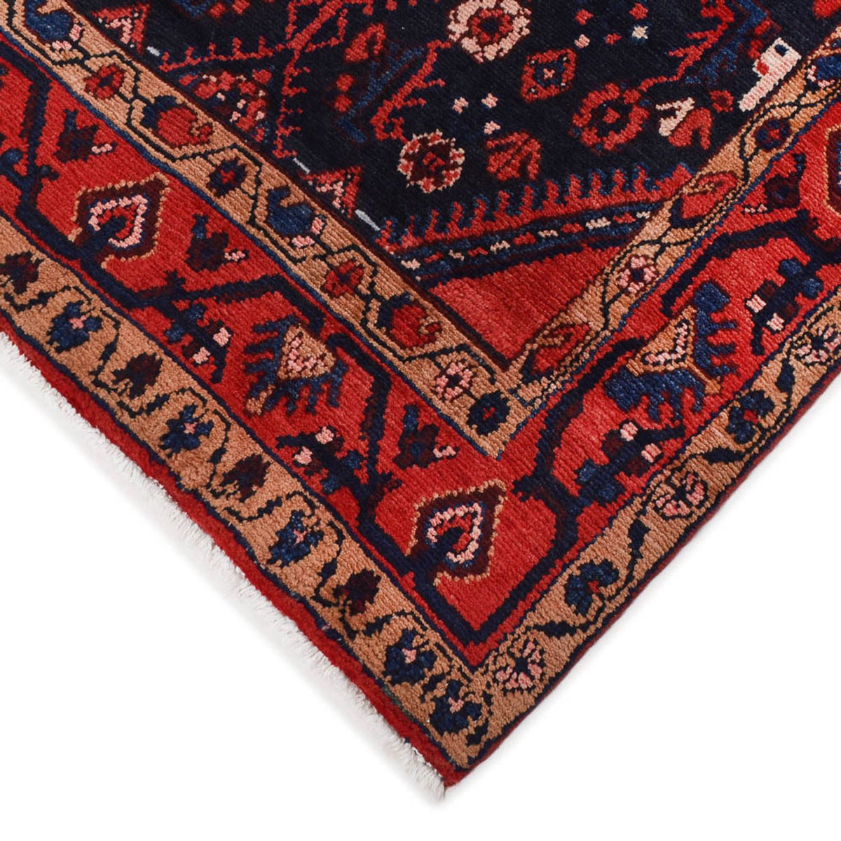 Tapis persan - Nomadic - 173 x 111 cm - bleu foncé