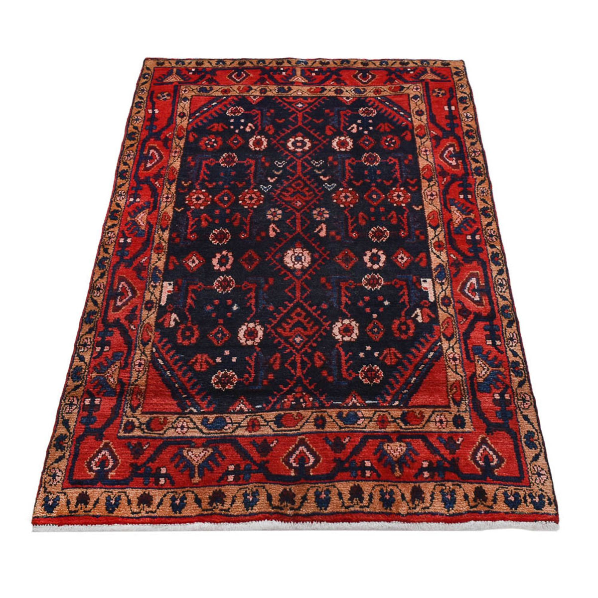 Tapis persan - Nomadic - 173 x 111 cm - bleu foncé