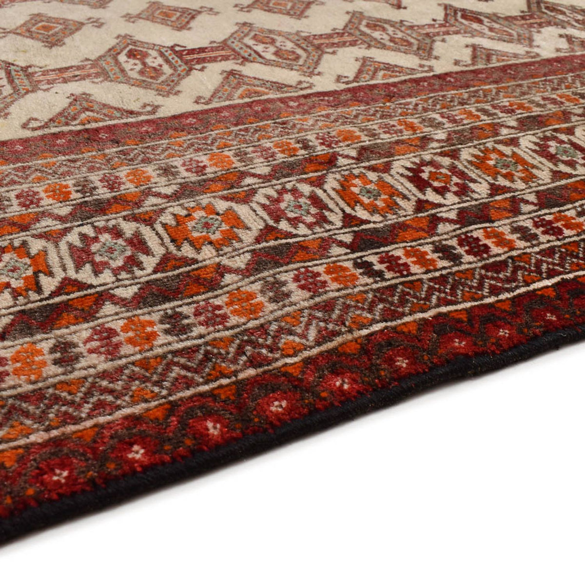 Tapis Turkaman - 204 x 121 cm - beige