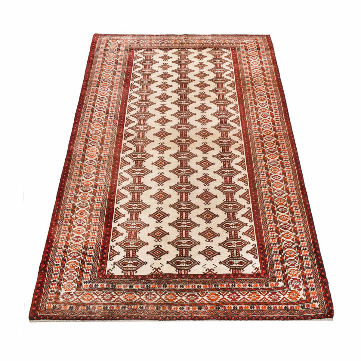 Tapis Turkaman - 204 x 121 cm - beige