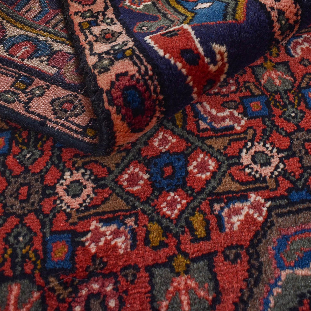 Tapis de couloir Tapis persan - Nomadic - 278 x 142 cm - rouille